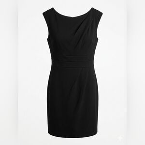 Ann Taylor Classic Black Midi Dress